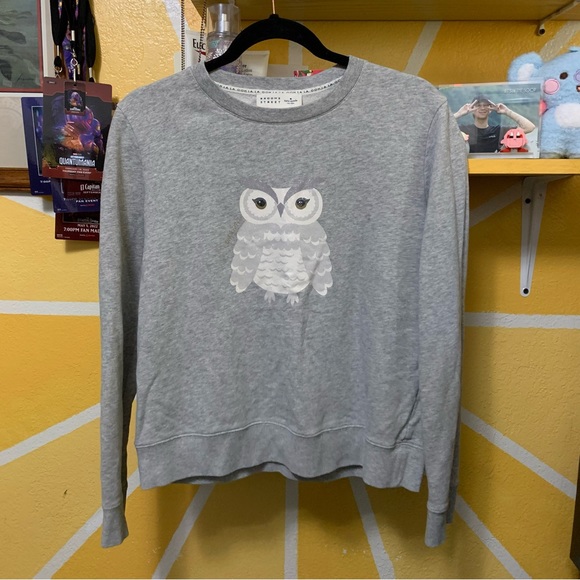 Kate Spade Broome Street Owl Sweatshirt Size Small - Picture 3 of 9
